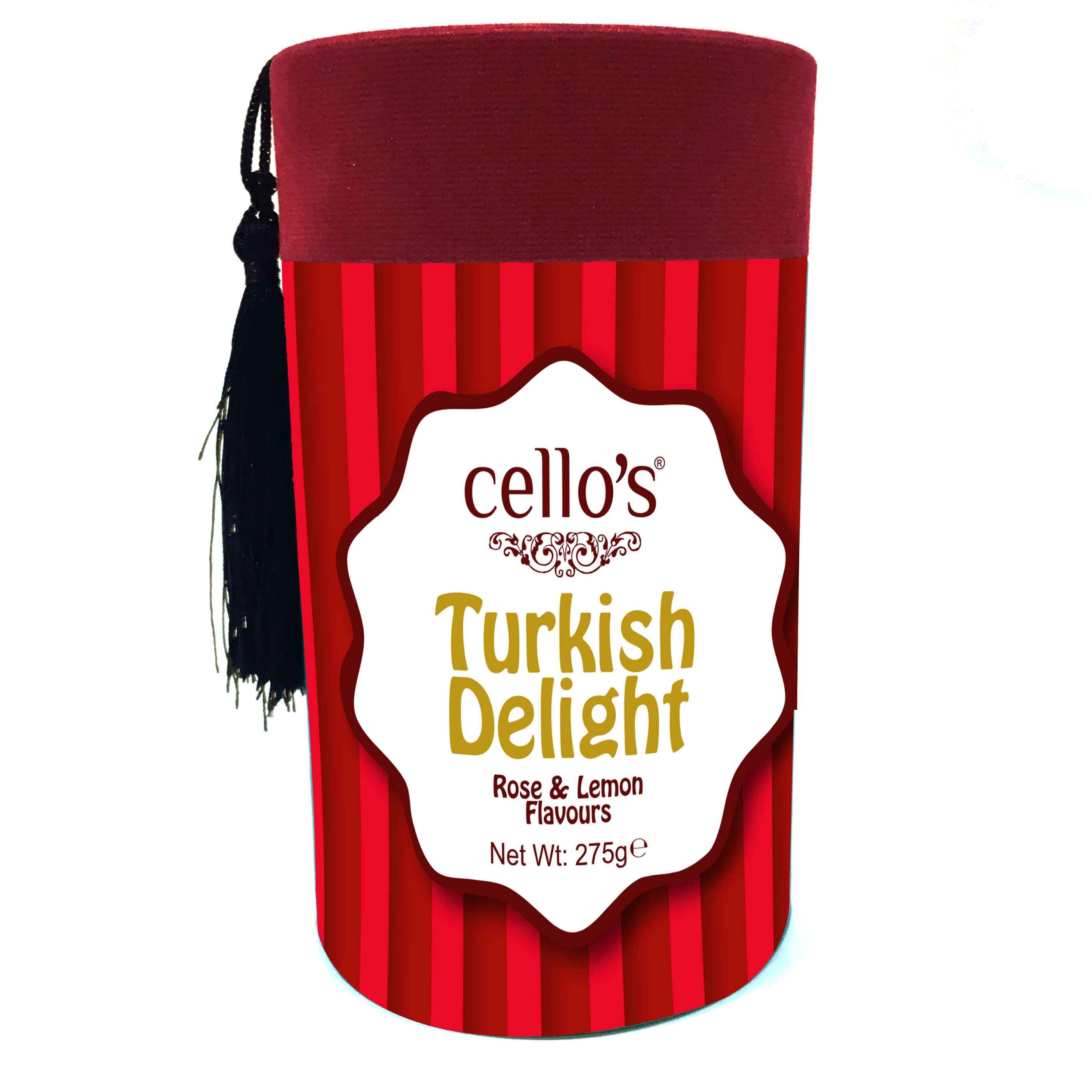 DUNIYA | Loqumania Turkish Delight Fez Hat Rose & Lemon 275g Thumbnail