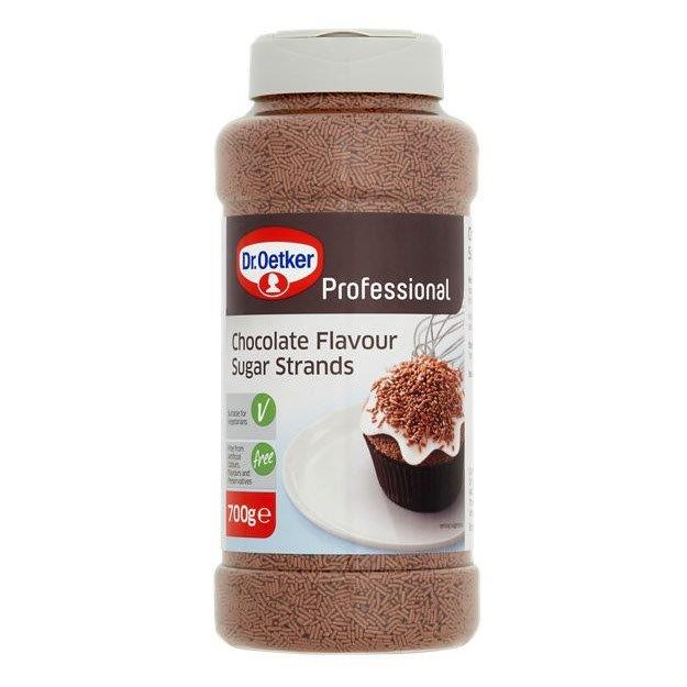 Dr Oetker Chocolate Flavoured Strands 700g