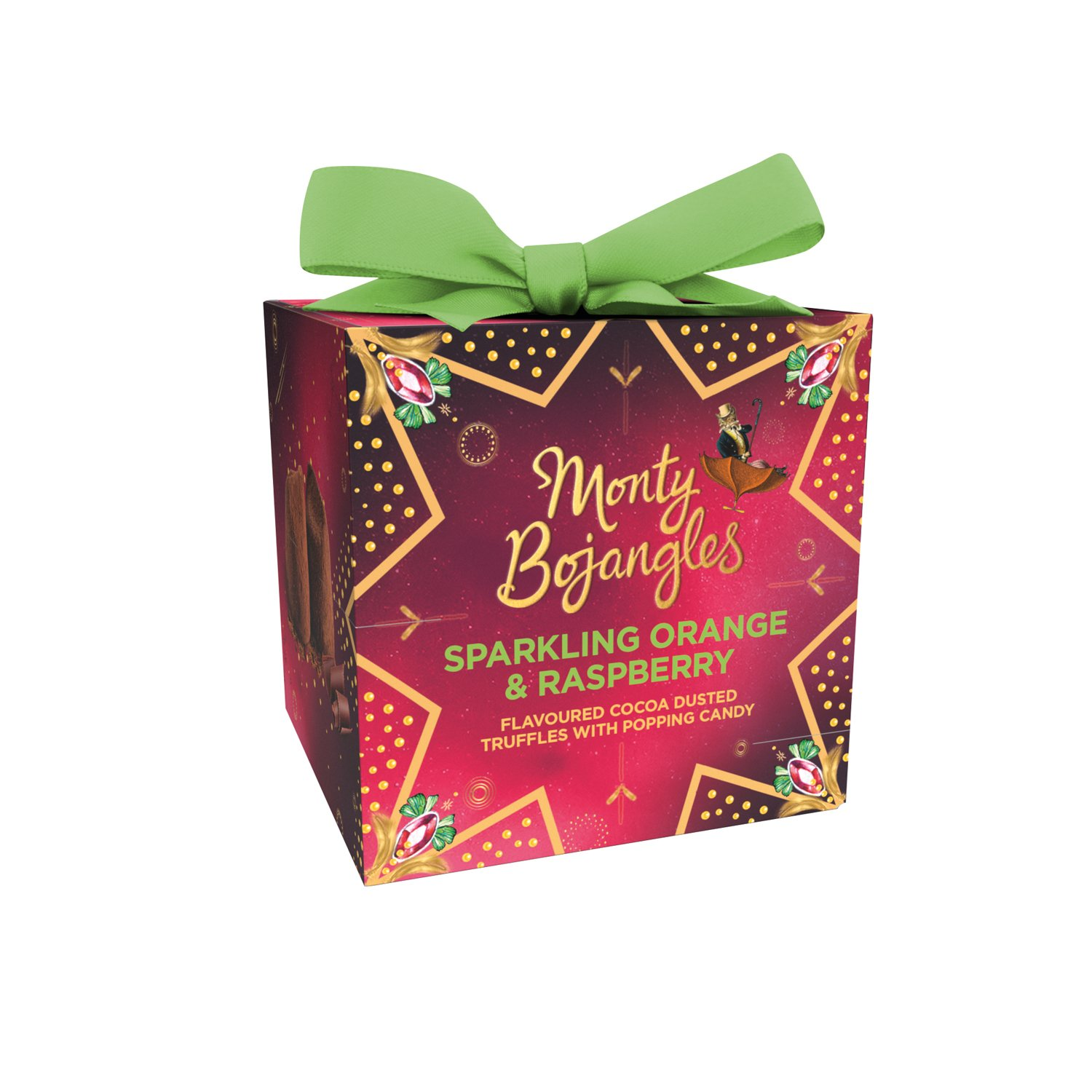 Monty Bojangles Sparkling Orange & Raspberry Truffles Gift Box 100g