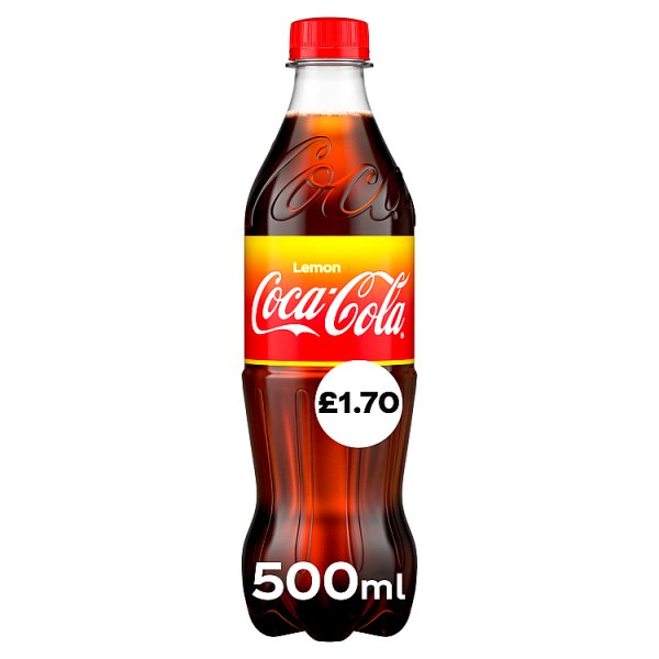 Coca Cola Lemon PM £1.79 500ml