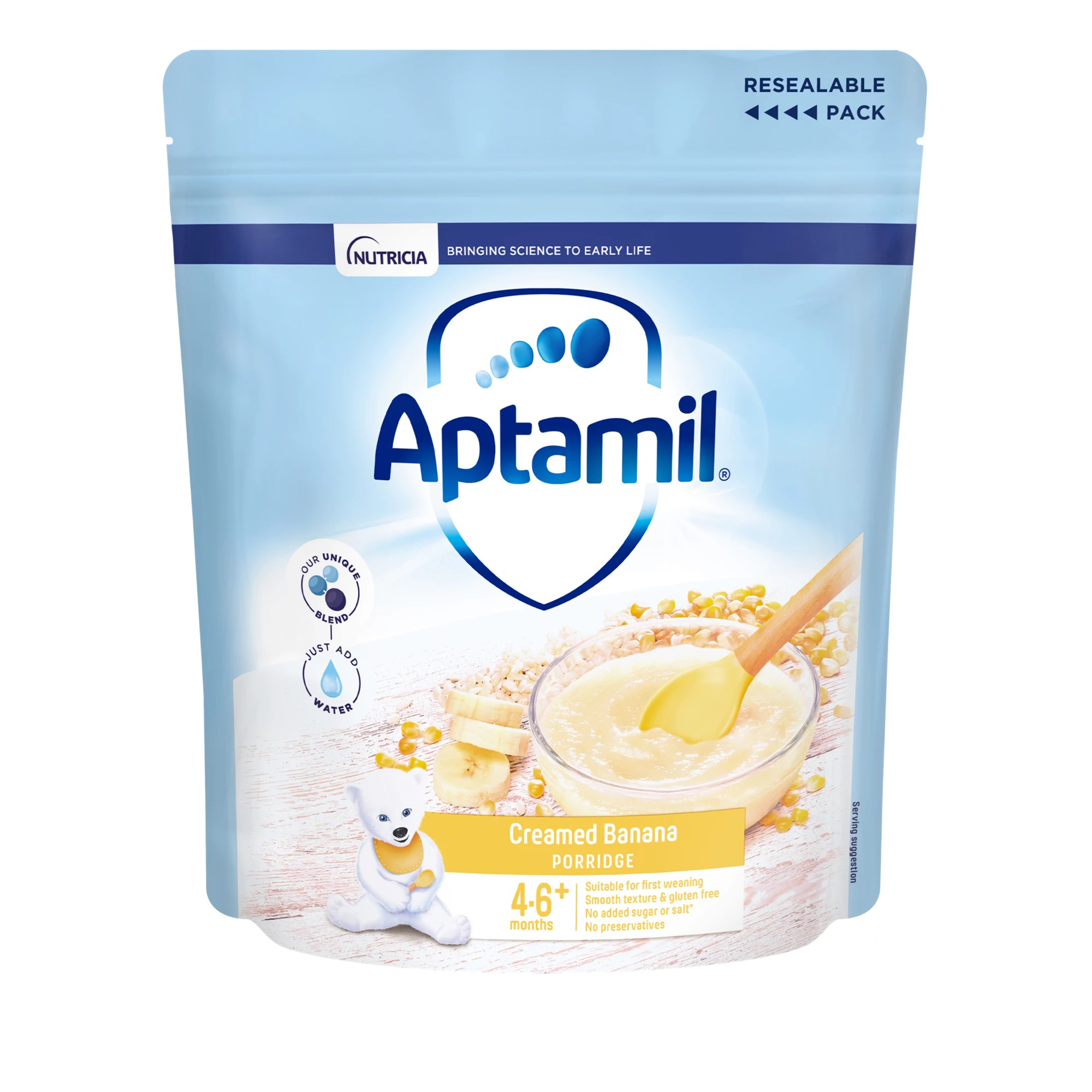 (STANDARD) Aptamil Cereal Creamed Banana Porridge 125g