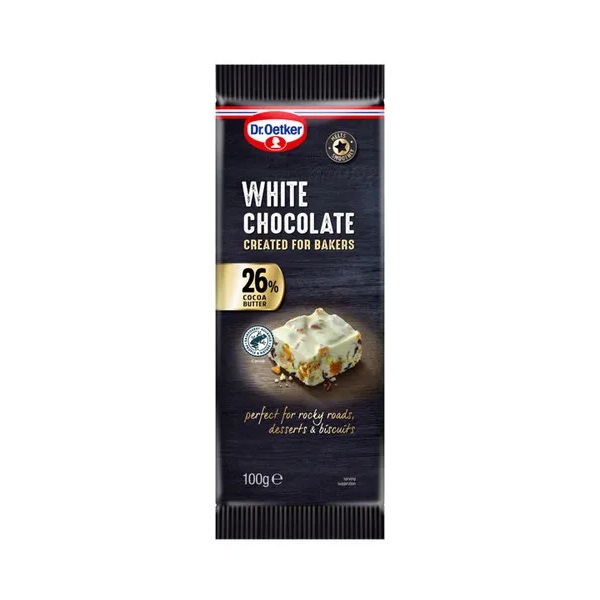 Dr Oetker White Chocolate 100g