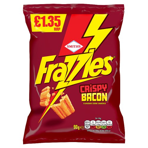 Smiths Frazzles Bacon Crisps PM £1.25 90g