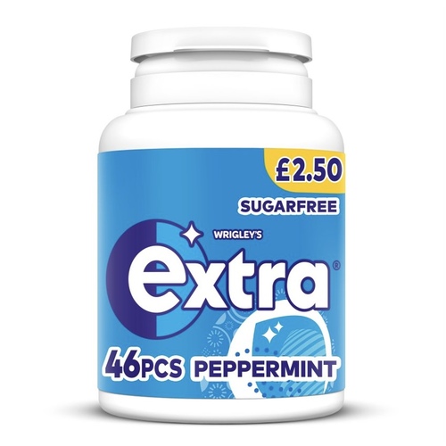 Extra Bottle 46s Peppermint Sugar Free 64g PM £2.50