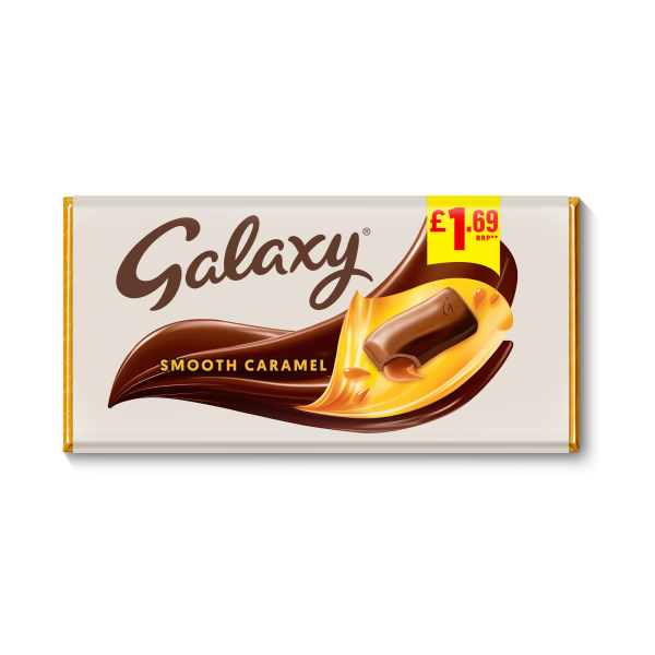 Galaxy Block Smooth Caramel 135g PM £1.69