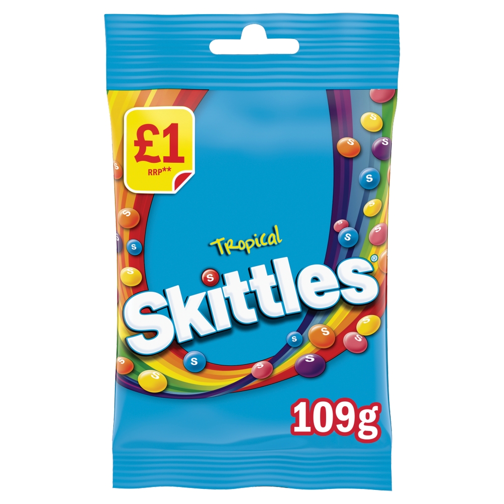 Skittles Tropical PM £1 109g