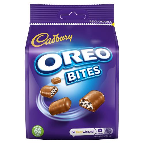 Cadbury Oreo Bites Large Bag 100g (HS)