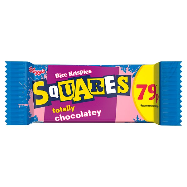 Kelloggs Rice Krispies Squares Totally Chocolatey PM 79p 36g
