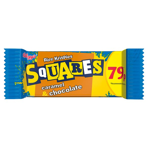 Kelloggs Rice Krispies Squares Caramel & Chocolate PM 79p 36g