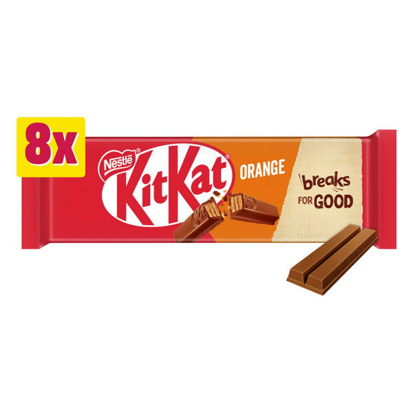 KitKat 2 Finger 8pk Orange  (8 x 20.7g) 