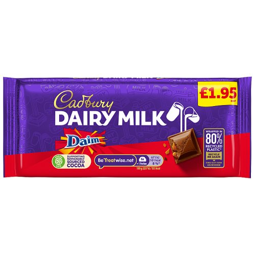 Cadbury Dairy Milk Daim Block PM £1.95 120g
