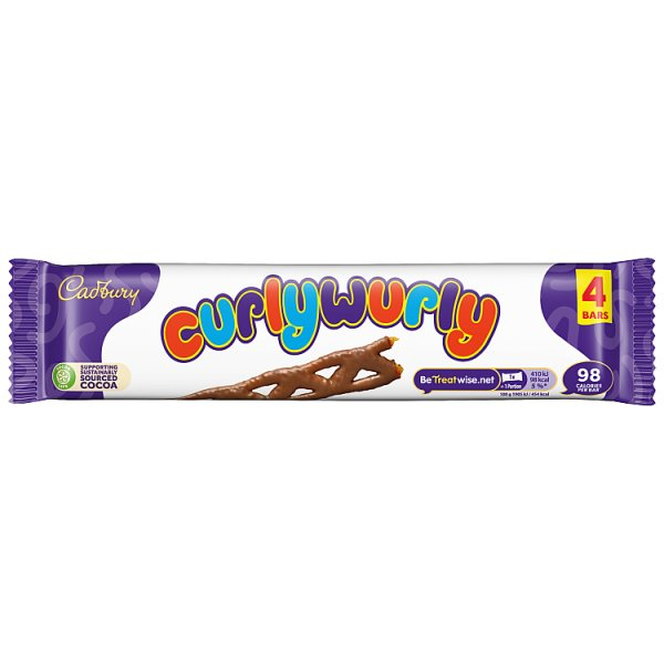 Cadbury Curly Wurly 4pk (4 x 21.5g)