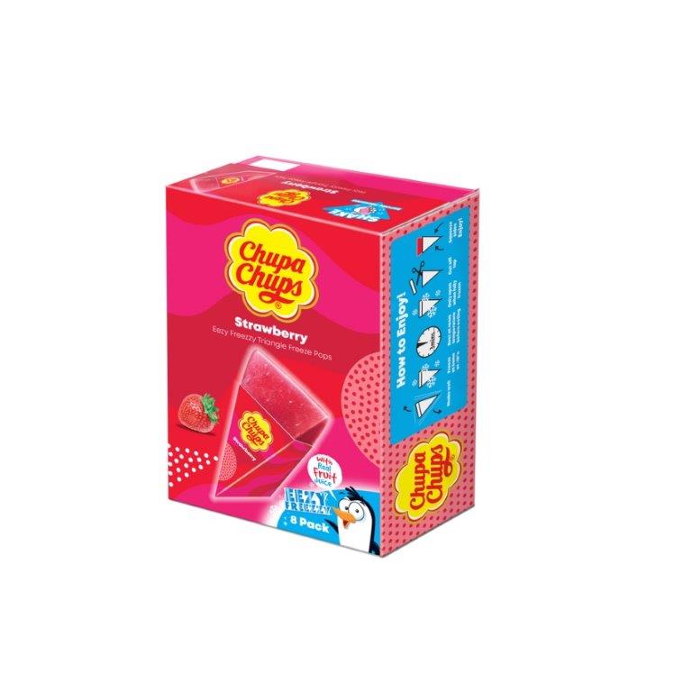 Chupa Chups Strawberry Triangles (8 x 62ml) 496ml