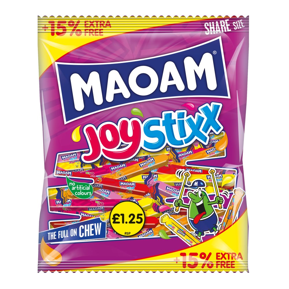 Haribo Bag Maoam Joystixx 161g PM £1.25 (10% Extra Free)