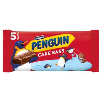 McVities Penguin Cake Bars 5pk