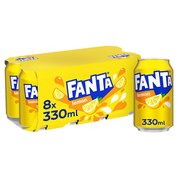 Fanta Fanta Lemon 8pk (8 x 330ml) (HS)