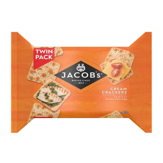 Jacobs Cream Crackers Twin Pack (2 x 200g)