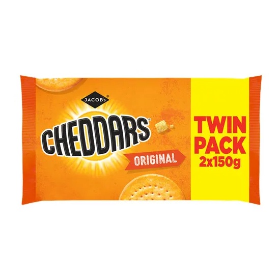 Jacobs Cheddars Original Twin Pack (2 x 150g)