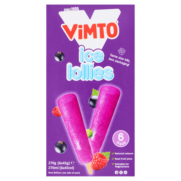 DUNIYA | Vimto Ice Lollies (6 x 45g) Thumbnail