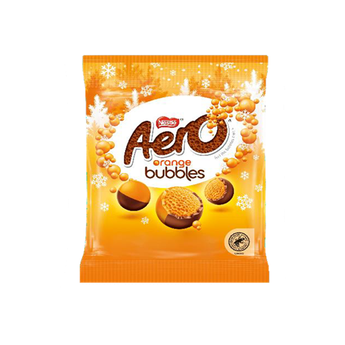 Aero Bubbles Orange Pouch Bag 70g 