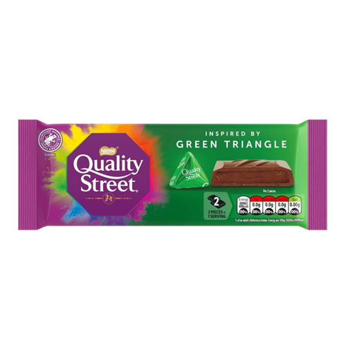 Quality Street Green Triangle Block 84g NEW