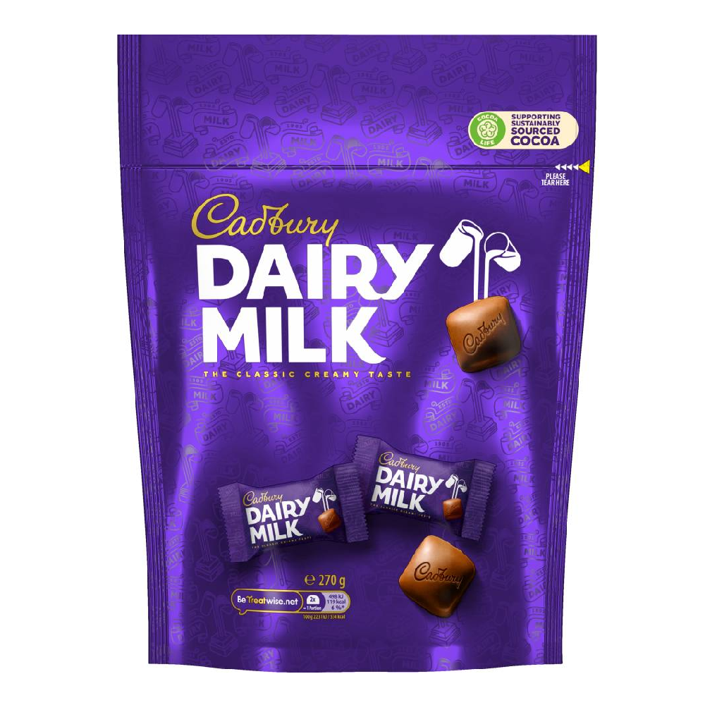 Cadbury Chunks Pouch 270g NEW