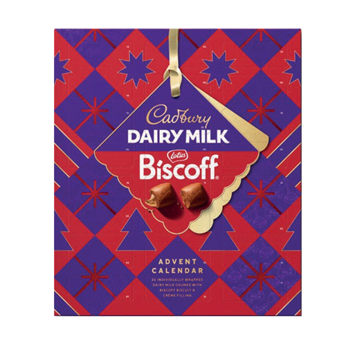 Cadbury Dairy Milk Biscoff Advent Calendar 236g NEW