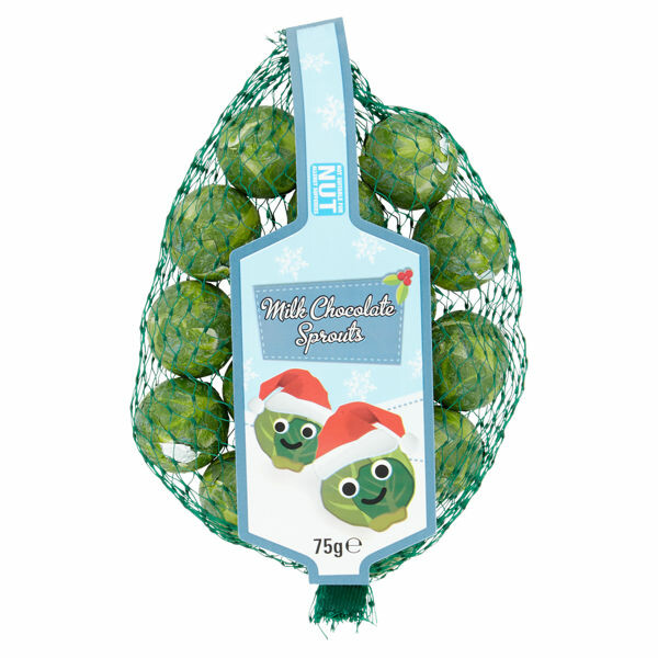 DUNIYA | Milk Choco Christmas Sprout Foil Nets 75g Thumbnail