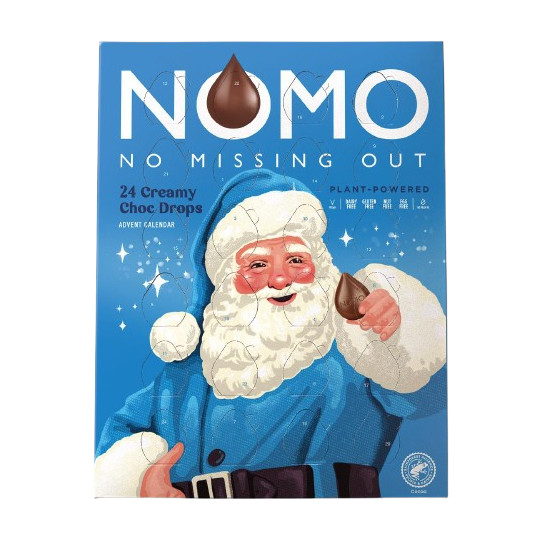 NOMO Creamy Choc Drops Advent 70g