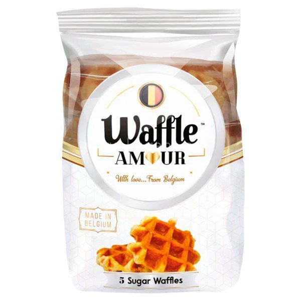 Waffle Amour Sugar Pearl Waffles 5pk 275g