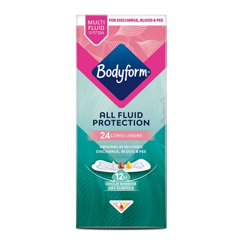 Bodyform Dailies All Fluid Long Panty Liners 24s