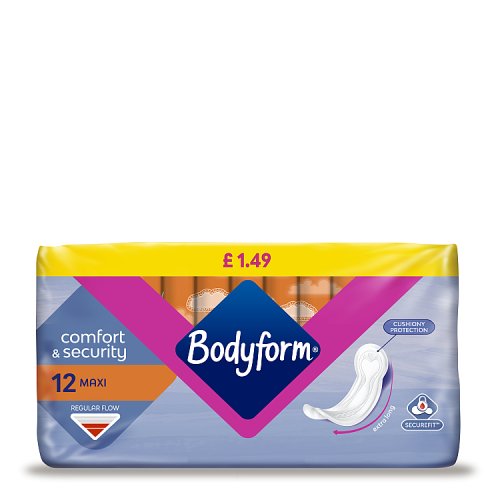 Bodyform Maxi Normal PM £1.49 12s