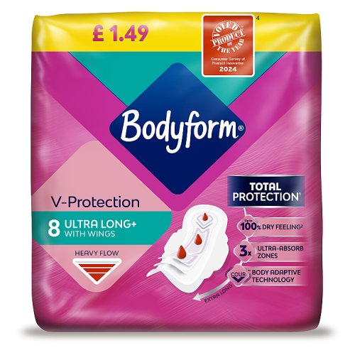 Bodyform Ultra Long Wings PM £1.49 8s