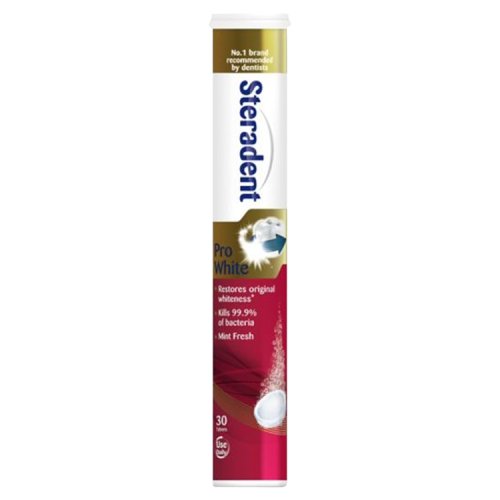 Steradent Tablets Pro White 30s