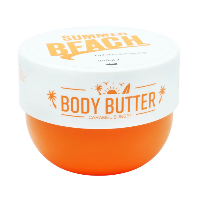 DUNIYA | Summer Beach Body Butter Cream Caramel Sunset 200g Thumbnail