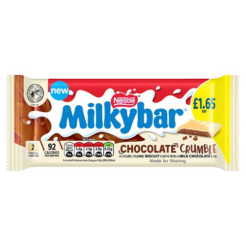 Milkybar Biscuit Crumble 84g PM £1.65 NEW
