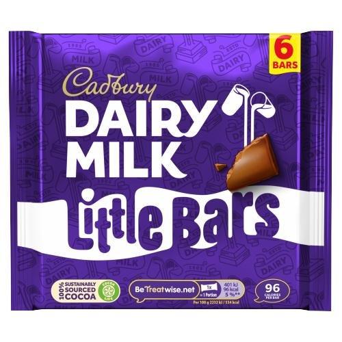 Cadbury Dairy Milk Little Bar 4pk (4 x 18g) (E)