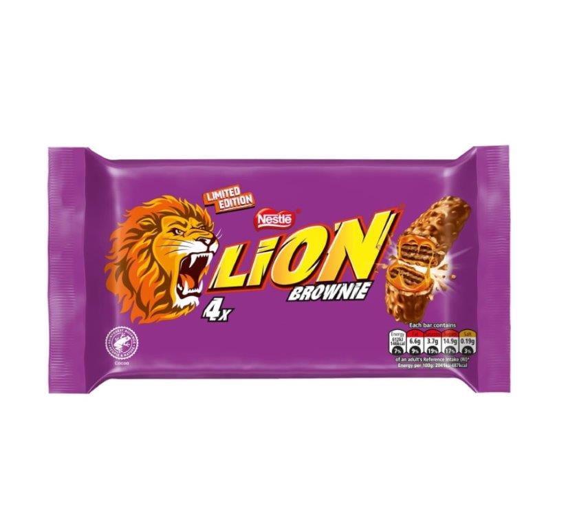 Lion Bar Brownie 4pk (4 x 30g) 120g (B)