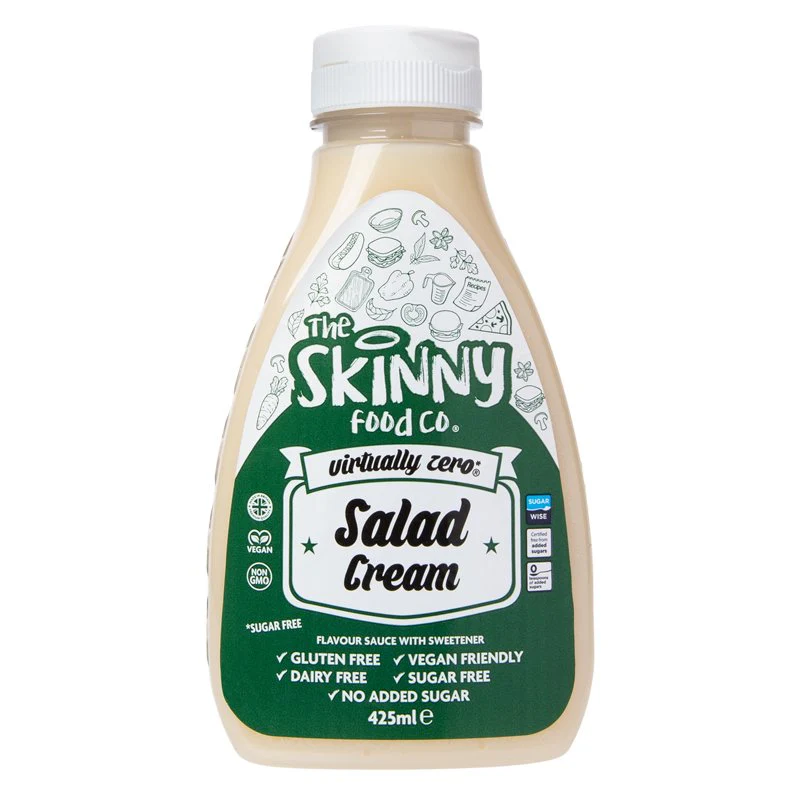 Skinny Food Virtually Zero Salad Cream Sauce 425ml