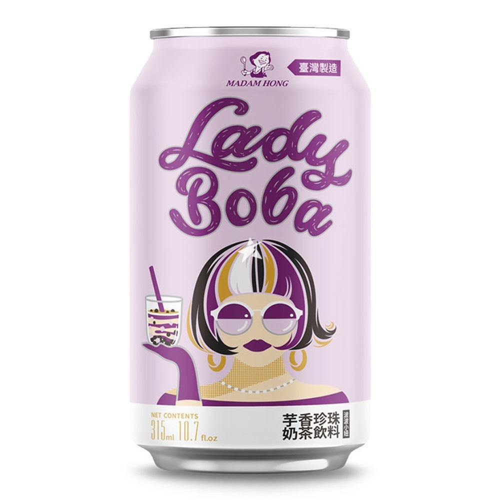 Lady Boba Taro Bubble Tea 315ml