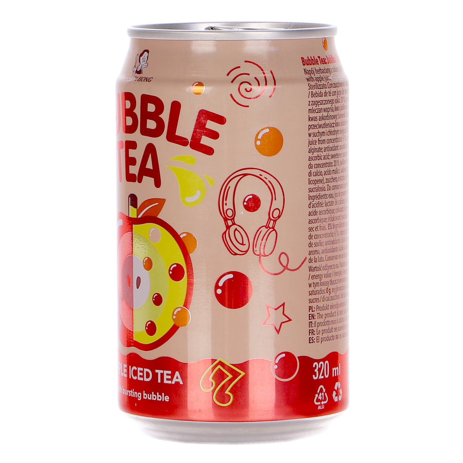Popping Boba Apple Bubble Tea 320ml