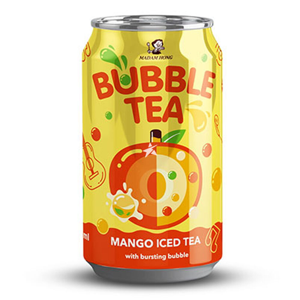 Popping Boba Mango Bubble Tea 320ml
