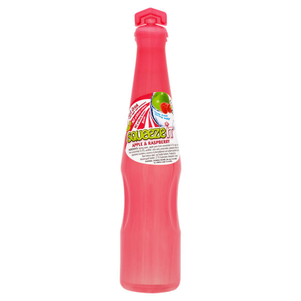 SqueezeIt Apple & Raspberry 200ml PET