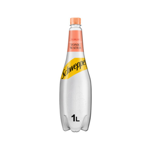 Schweppes Slimline Tonic Grapefruit 1Ltr