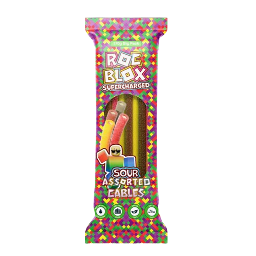 RocBlox Supercharged Sour Assorted Cables 170g