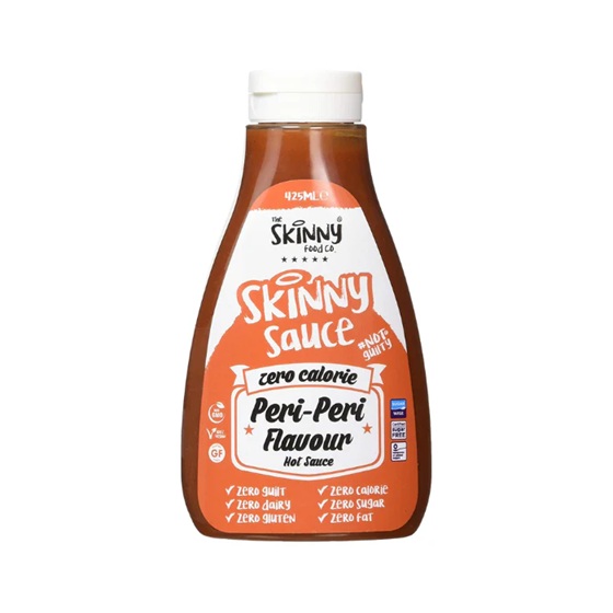 Skinny Food Virtually Zero Peri-Peri Flavour Hot Sauce Sauce 425ml
