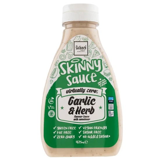 Skinny Food Virtually Zero Garlic & Herb Sauce 425ml