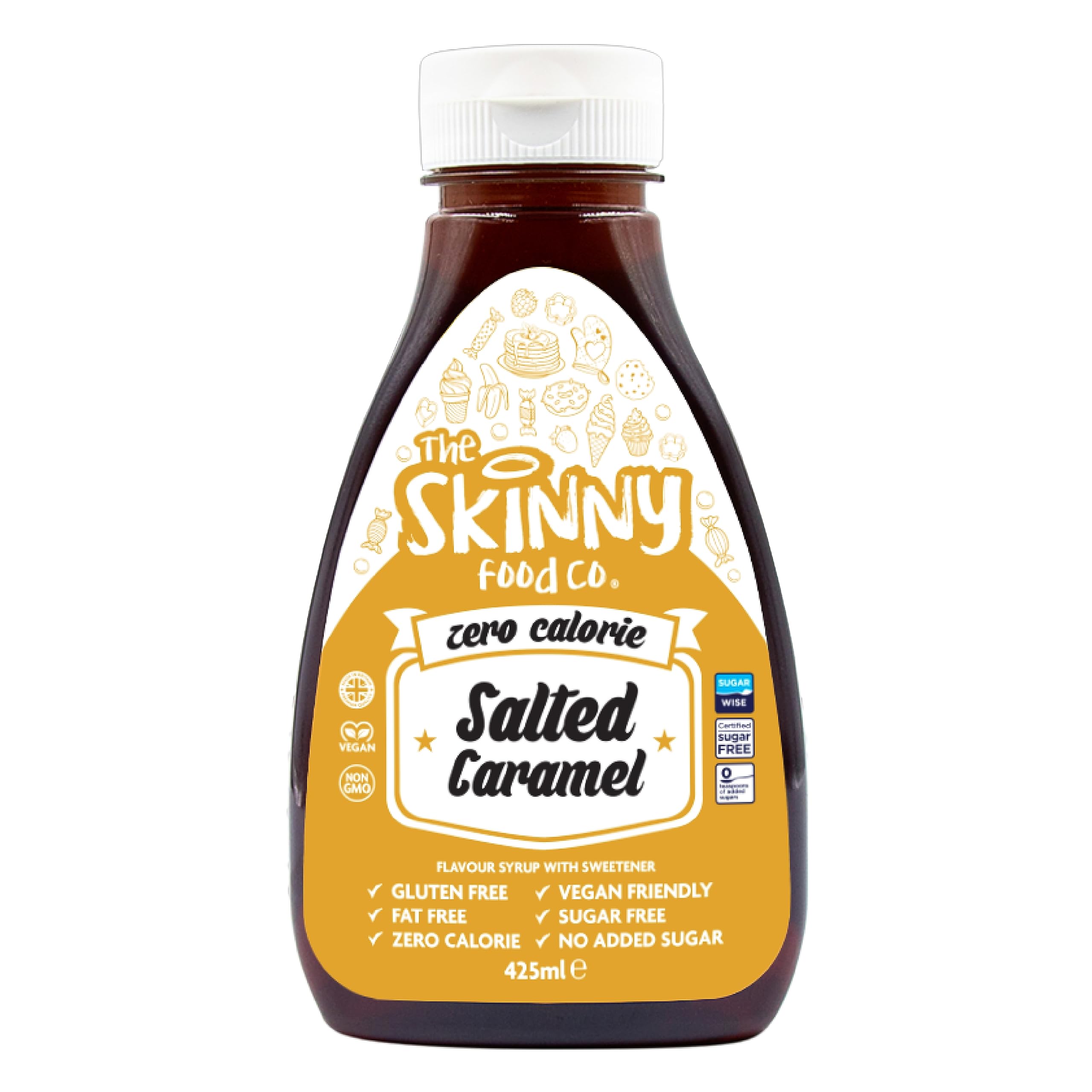 Skinny Food Zero Calorie Salted Caramel Syrup 425ml