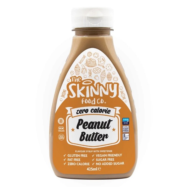 Skinny Food Zero Calorie Peanut Butter Syrup 425ml