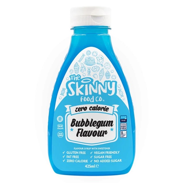Skinny Food Zero Calorie Bubblegum Syrup 425ml